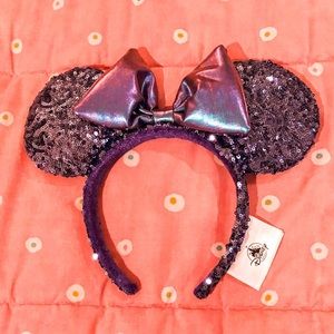 Walt Disney World purple sequined ears